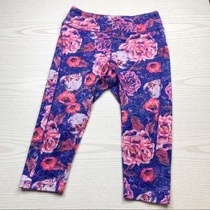Lularoe Jade Workout Capri Leggings Sz Medium